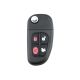 888 CAR ACCESSORIES Kućište oklop ključa 4 dugmeta za Jaguar - E71-aP000
