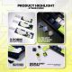 FANTECH Tastatura Mehanicka Gaming MK874V2 RGB Atom 63 Mori bela (rosie switch) - EP3169505