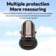 Auto punjac KONFULON C85Q, 3.6A, QC3.0 22.5W, PD 30W transparentan - EP3084060