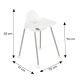 ECO TOYS Hranilica za bebe 2u1, bela - HA-007 WHITE