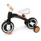 ECO TOYS Ecotoys balans bicikl sa pedalama i pomoćnim točkovima 3u1 black - EP2749316