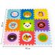 ECO TOYS Podne puzzle 90x90 Animals, 9 delova - ECOEVA006