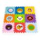 ECO TOYS Podne puzzle 90x90 Animals, 9 delova - ECOEVA006