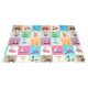 ECO TOYS Sklopiva podloga za igru sa dva lica 178x198cm Animals - ECOEVA016
