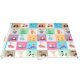 ECO TOYS Sklopiva podloga za igru sa dva lica 178x198cm Animals - ECOEVA016
