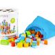 ECO TOYS Edukativne drvene kocke Grad, 100 delova - SR19001