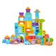 ECO TOYS Edukativne drvene kocke Grad, 100 delova - SR19001