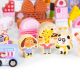ECO TOYS Drvene kocke Candy city, 116 delova - ME433