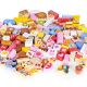 ECO TOYS Drvene kocke Candy city, 116 delova - ME433