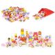 ECO TOYS Drvene kocke Candy city, 116 delova - ME433