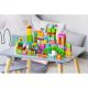 ECO TOYS Drvene kocke za decu Farma, 100 delova - SR19004