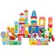 ECO TOYS Drvene kocke za decu Farma, 100 delova - SR19004