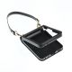 HANMAN Maska za Samsung F776B Galaxy Z Flip 8 crna Canvas ORG - EP3186646