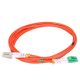 EXTRALINK LC/UPC-LC/APC Multi Mode, OM, Duplex, 3mm, 2m - EL012