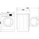 WHIRLPOOL Mašina za pranje veša 6kg WRBSB 6249 W - ELE02621