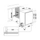 WHIRLPOOL Ugradna mašina za pranje sudova W8I HT40 T - ELE02884