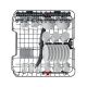 WHIRLPOOL Mašina za pranje sudova WH4FFC14BN6W - EP2880926