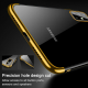 Maska za Huawei P30 Electroplated Top zlatna - 043152