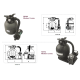 Emaux Filter set FSU Ultra 5m3/h - 1811-1