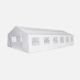 ENT Beli Paviljon Tenda 6x12m sa Stranicama - ENT6x12
