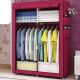 Platneni prenosivi garderober 170x105x45cm, bordo - EP0934
