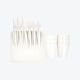 DUE ESSE Set za piknik 24 dela plastika beli - EP23000231-OPR-BE