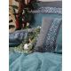 DEKOR DOM Posteljina CB Ranforce double Folk Art Erna petrol - 038236