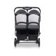 EUROCART Kolica za blizance Doblo iron, crna - W-EU-DOBLO-IR