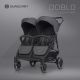 EUROCART Kolica za blizance Doblo iron, crna - W-EU-DOBLO-IR