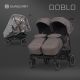 EUROCART Kolica za blizance Doblo taupe - W-EU-DOBLO-TA