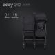 EUROCART Kolica za blizance Easy go echo sage, crna - W-EA-ECHO-EB