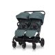 EUROCART Kolica za blizance Easy go echo sage, zelena - W-EA-ECHO-SG