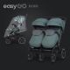 EUROCART Kolica za blizance Easy go echo sage, zelena - W-EA-ECHO-SG