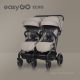 EUROCART Kolica za blizance Easy go echo sage, bež - W-EA-ECHO-SB