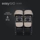 EUROCART Kolica za blizance Easy go echo sage, bež - W-EA-ECHO-SB
