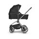 EUROCART Kolica za bebe 2u1 Easy Go Giro Ebony, crna - W-EA-GIRO-EB