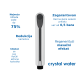 CRYSTAL WATER EXCLUSIVE Tuš ručica, min.pritisak 0,5 bar, ušteda vode do 75%, hrom,  ø 3cm - R0038-1