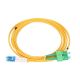 EXESHOP ExeLink patchcord LC/UPC-SC/APC SM, duplex, G652D PVC 3mm 1 m - EXE043