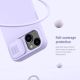 NILLKIN Maska Cam Shield Silky za iPhone 14, ljubičasta - F105511