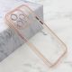 Futrola Diamond Lens za iPhone 14 Pro, roze - F106778