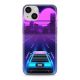 Maska Ultra tanki Print Neon Wave za iPhone 14 - F107495