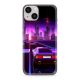 Maska Ultra tanki Print Neon Wave za iPhone 14 - F107496