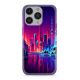 Maska Ultra tanki Print Neon Wave za iPhone 14 Pro - F107503
