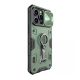 NILLKIN Maska Cam Shield Armor Pro Magnetic za iPhone 14 Pro Max, zelena - F109750