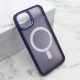 Maska SILKY MAGSAFE za iPhone 13, ljubičasta - F110431