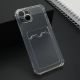 Futrola Card Pocket za iPhone 15 Plus, providna - F113327