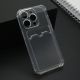Futrola Card Pocket za iPhone 15 Pro, providna - F113329