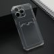 Futrola Card Pocket za iPhone 15 Pro Max, providna - F113331