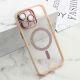 Maska DIAMOND MagSafe za iPhone 14 Pro Max, roza - F114974