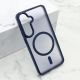 Maska SILKY MAGSAFE za Samsung S921B Galaxy S24 5G, plava - F115045